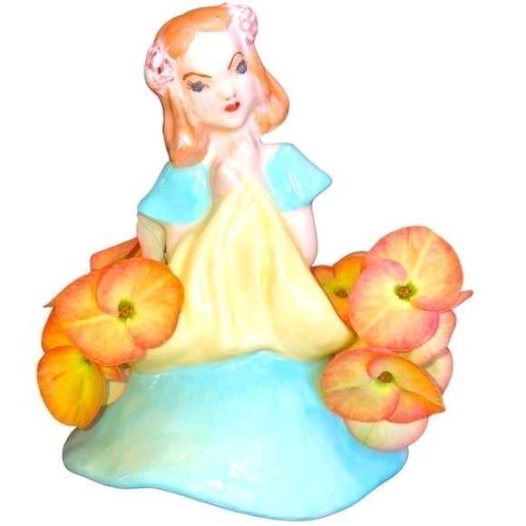 𝅺charming vintage porcelain vase, excellent condition, no chips - Picture 1 of 7